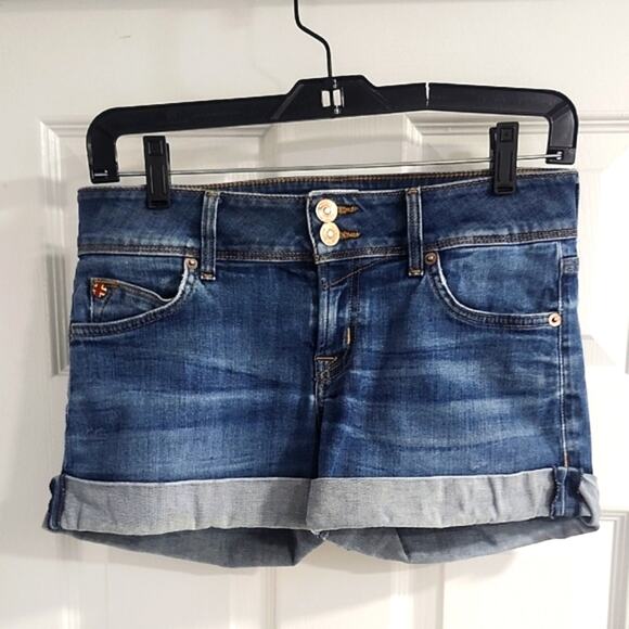 Hudson Jeans Classic Blue Jean Shorts - Picture 1 of 10